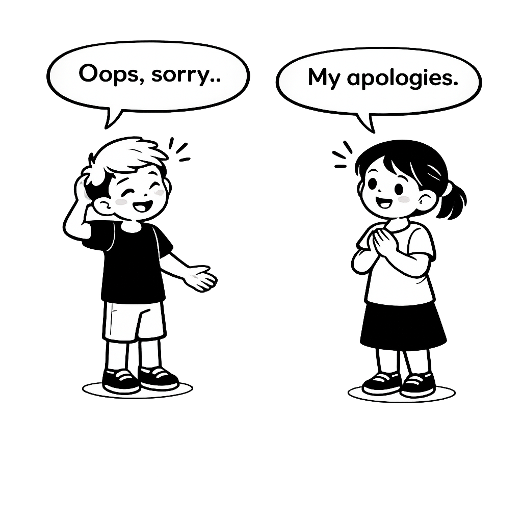 Apologizing